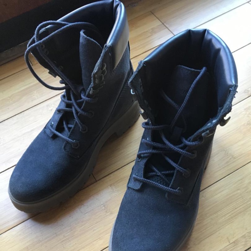 Timberland 6" suede blue Waterproof Unisex boot